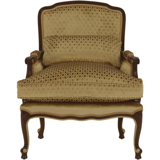 fakeretes fotel klasszikus mediterran fotel barna luxus villa butor kenyelmes nagymeretu rusztikus balaton kastely butorzat karpitos rugozott.jpg